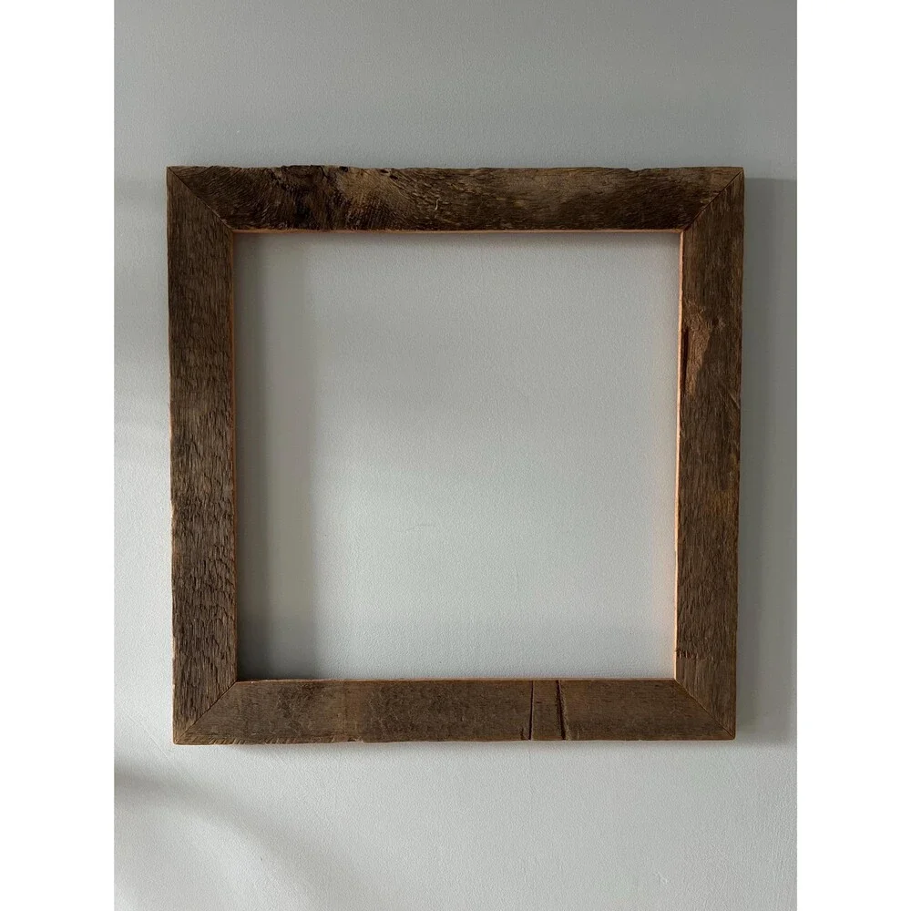 Vintage 16 x 16 Primitive Wood Frame